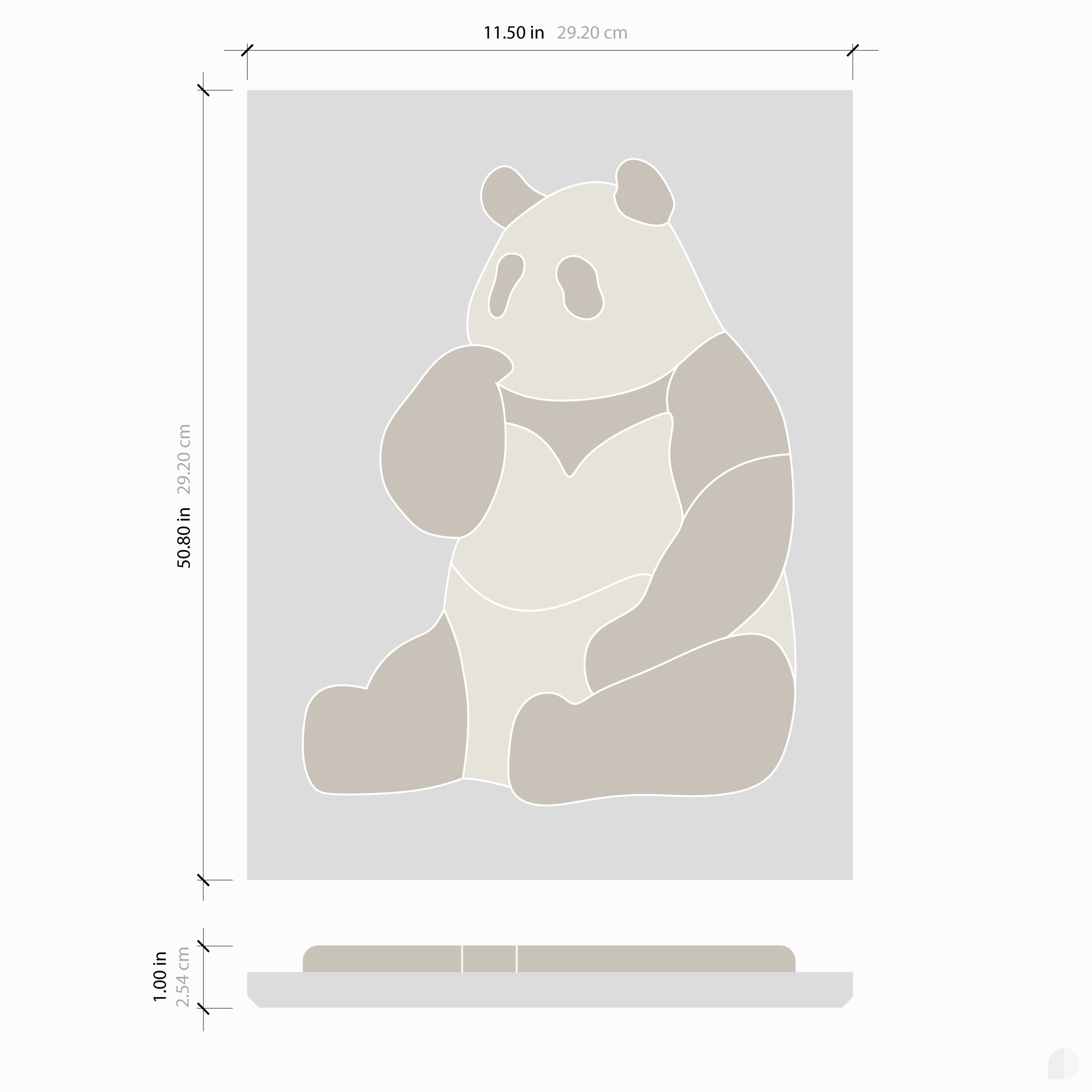 Amielle the Panda Montessori Puzzle